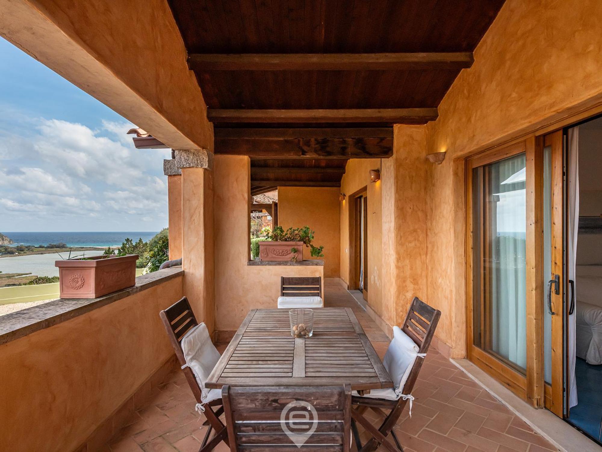 Apartmán Casa Ariel Chia Exteriér fotografie